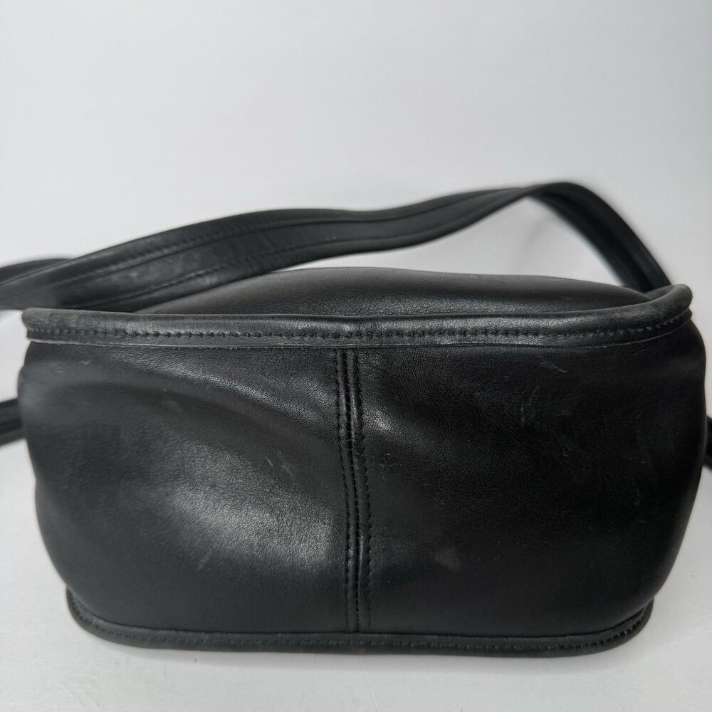 Vintage Old Coach Janice Legacy Bag 9950 Black Leather Crossbody 90s - Picture 4 of 9
